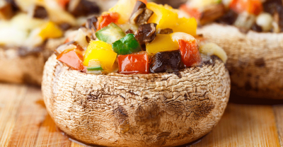 פטריות ממולאות בכל טוב